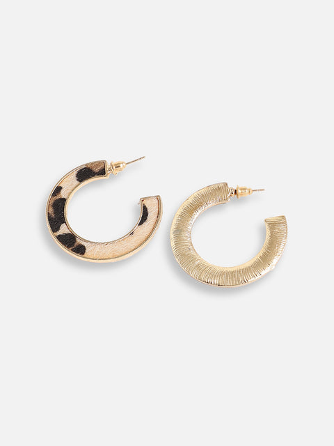 Gold Plated Designer Party Hoop Earring For Women