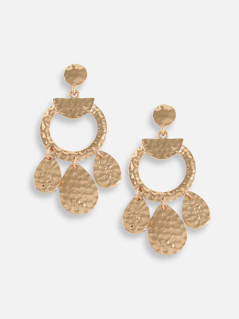 Gold Plated Designer Party Drop Earring For Women