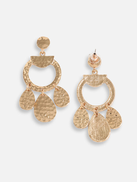 Gold Plated Designer Party Drop Earring For Women