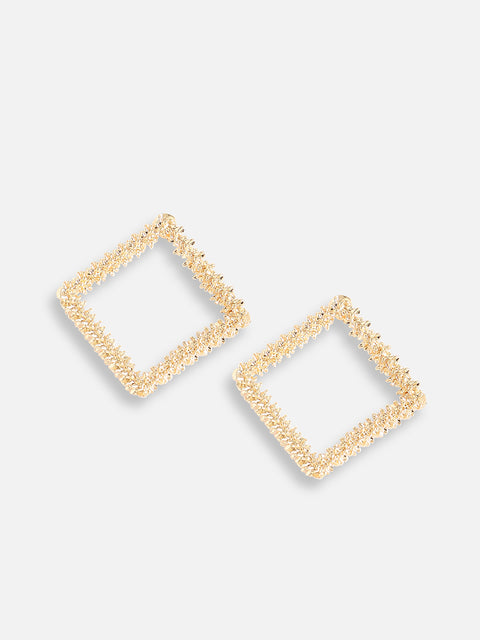 Gold Plated Designer Party Stud For Women