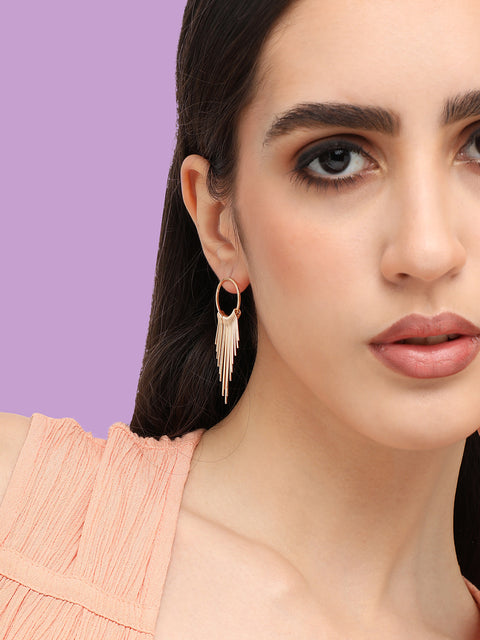 Gold Plated Designer Party Drop Earring For Women