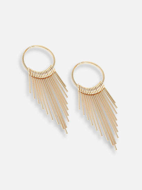 Gold Plated Designer Party Drop Earring For Women