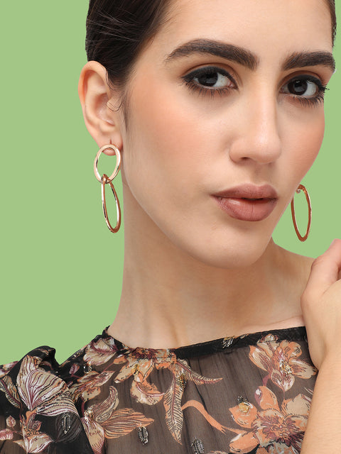 Gold Plated Designer Party Drop Earring For Women