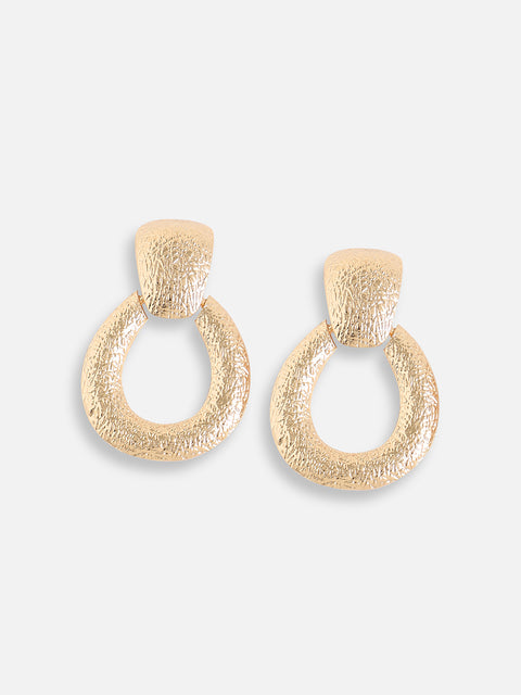 Gold Plated Designer Casual Drop Earring For Women