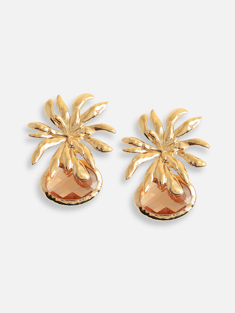 Gold Plated Designer Party Drop Earring For Women
