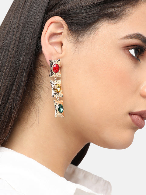 Multicolor Cascade Earrings