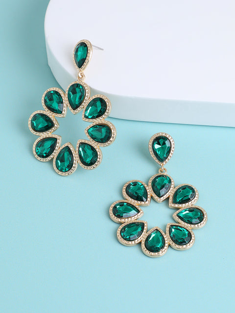 Emerald Desire Drop Earrings
