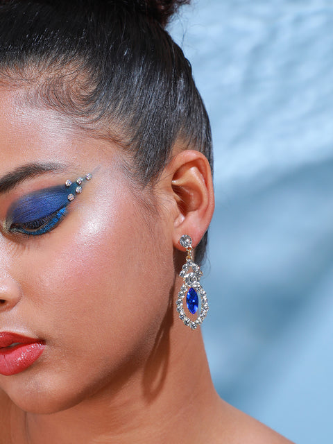 Pack Of Gold-Plated Drop Earrings