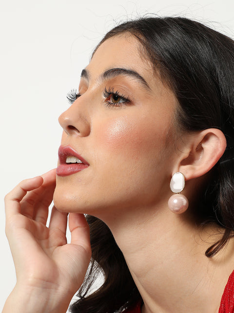 Pack Of Gold-Plated Drop Earrings
