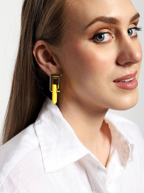 Pack Of Gold-Plated Drop & Stud Earrings