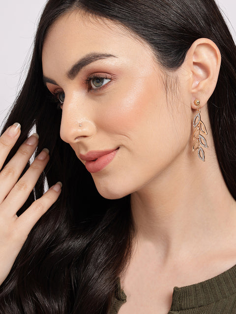 Pack Of Gold-Plated Drop Earrings