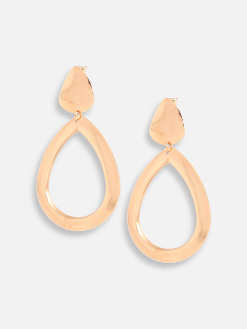 GOLD PLATED PARTY DESIGNER DROP EARRING FOR WOMEN