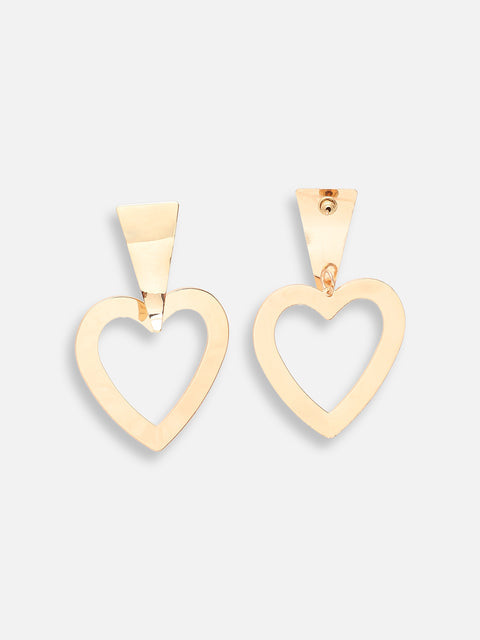 GOLD PLATED PARTY DESIGNER DROP EARRING FOR WOMEN