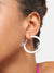 SILVER PLATED PARTY DESIGNER DROP EARRING FOR WOMEN