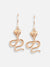 GOLD PLATED DESIGNER DROP EARRING