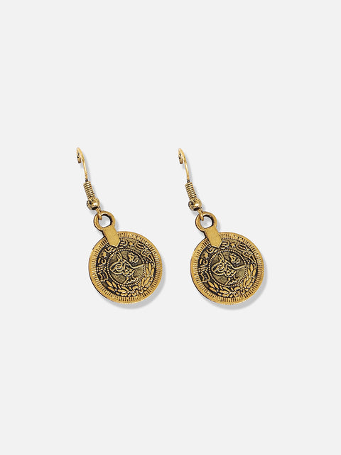 Gold Plated Designer Stone Party Necklace and Earring Set