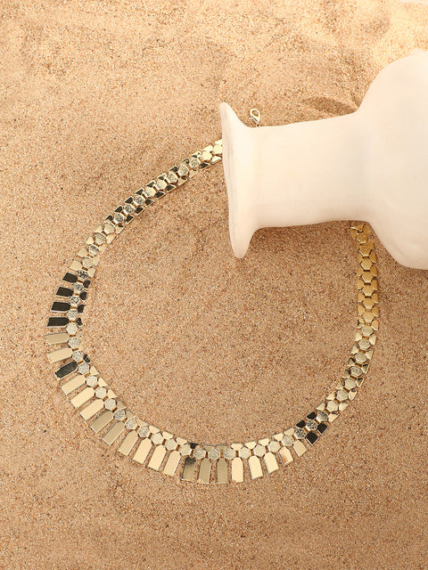 Gold Plated Designer Casual Necklace