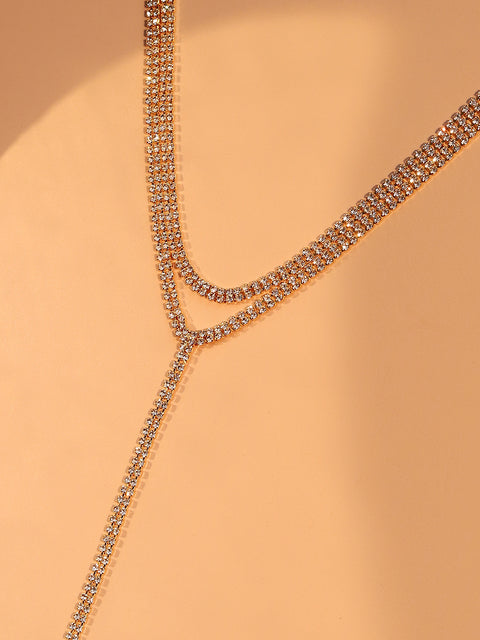 Gold Plated Designer Party Necklace