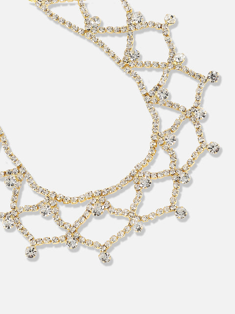 Silver Plated Designer Party Necklace