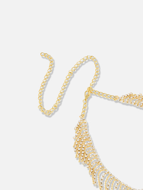 Silver Plated Designer Party Necklace