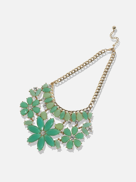 Jade Floral Necklace