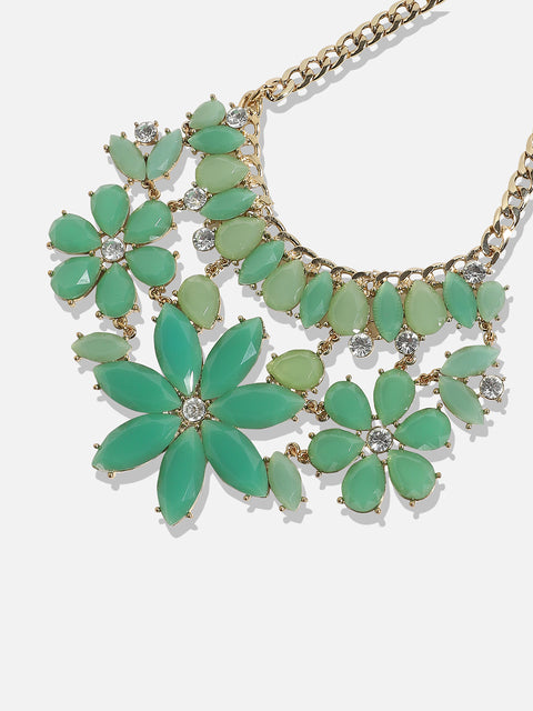 Jade Floral Necklace