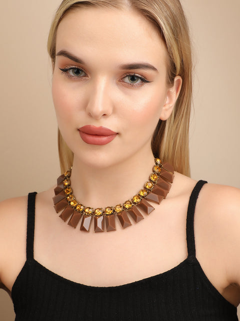 Auburn Bar Necklace