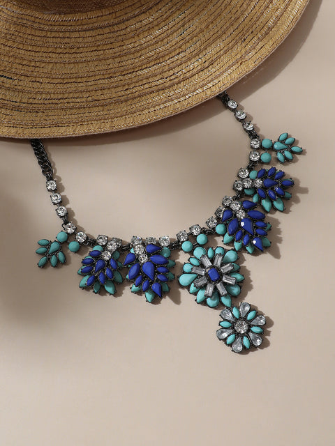 Midnight Cluster Necklace