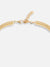 GOLD PLATED PARTY DESIGNER STONE STATEMENT NECKLACE FOR WOMEN