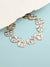 Silver Plated Party Designer Stone Statement Necklace For Women