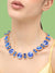 Gold Plated Party Designer Stone Statement Necklace For Women