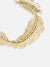 GOLD PLATED PARTY DESIGNER CHOKER NECKLACE FOR WOMEN