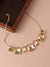 Gold Plated Designer Stone Party Necklace For Women