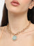 Gold Plated Designer Stone Casual Necklace For Women