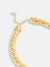 Gold Plated Designer Party Necklace and Earring Set For Women