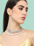 Silver Plated Pearls Party Necklace For Women