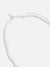 Silver Plated Pearls Party Necklace For Women