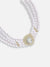 GOLD PLATED PEARLS CASUAL NECKLACE FOR WOMEN