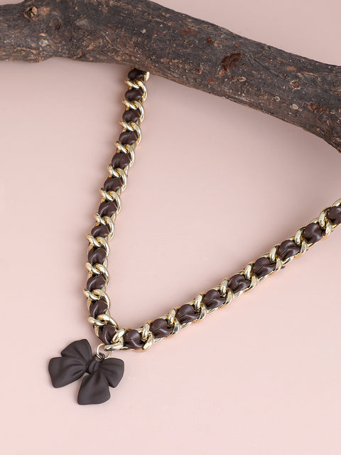 Gold Plated Designer Casual Necklace For Women