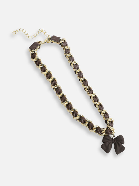 Gold Plated Designer Casual Necklace For Women