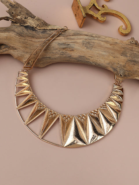 Gold Plated Designer Party Necklace