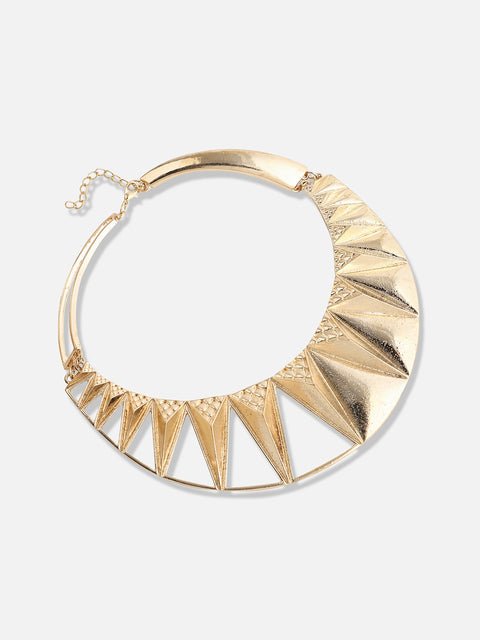 Gold Plated Designer Party Necklace