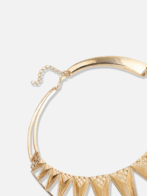 Gold Plated Designer Party Necklace