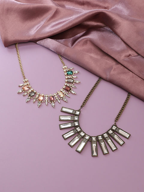 Pack Of Gold-Plated Necklaces