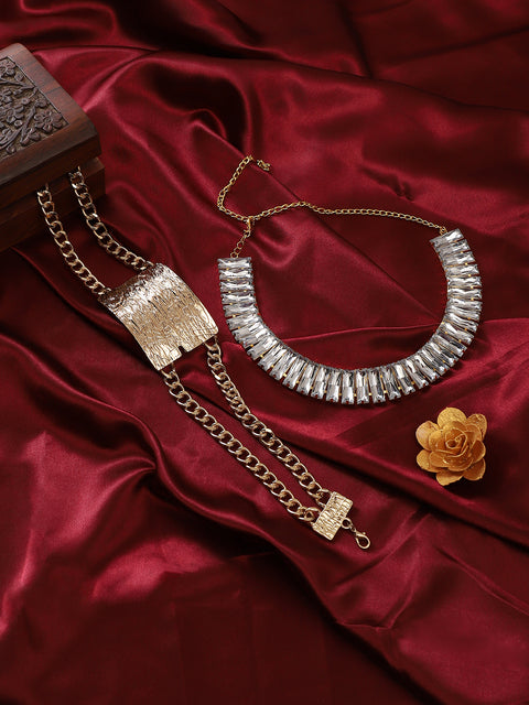 Pack Of Gold-Plated Necklaces