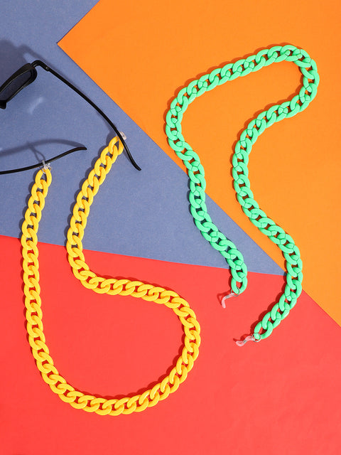 Pack Of Contemporary Pastel Sunglass Chains