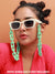 Pack Of Contemporary Pastel Sunglass Chain & Jewellery Set