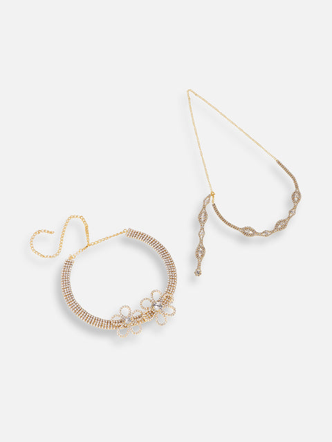 Pack Of Gold-Plated Necklaces 