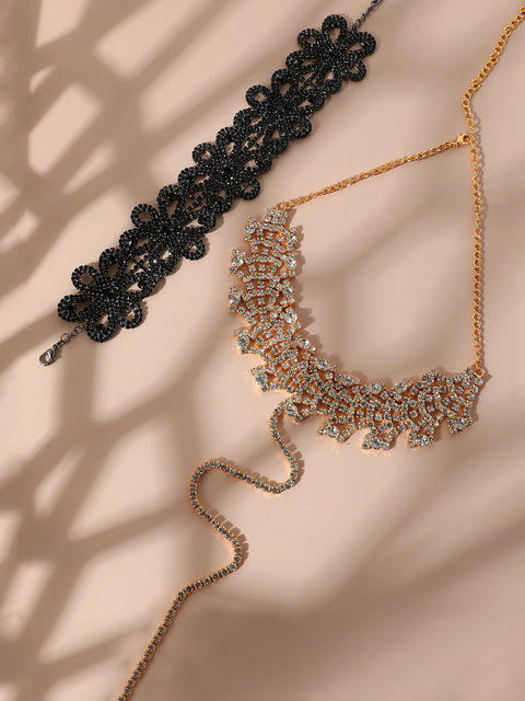 Pack Of Gold-Plated Necklaces