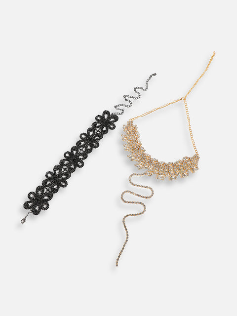 Pack Of Gold-Plated Necklaces 